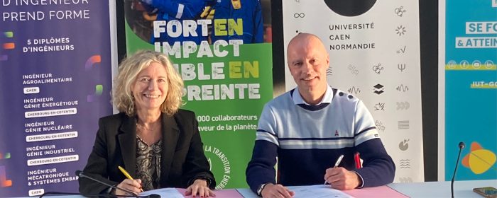 Signature d’un partenariat entre Dalkia, l’ESIX Normandie et l’université de Caen Normandie
